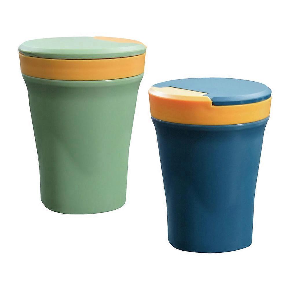 Portable Breakfast Containers 2Pcs For Household And Office Workers 12.70X9.70X9.70CM Assorted Color Easy To Clean