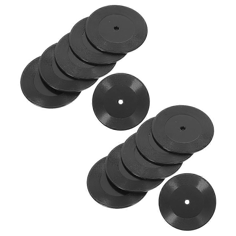 12pcs Mini Record Model for Doll House Decoration Accessories
