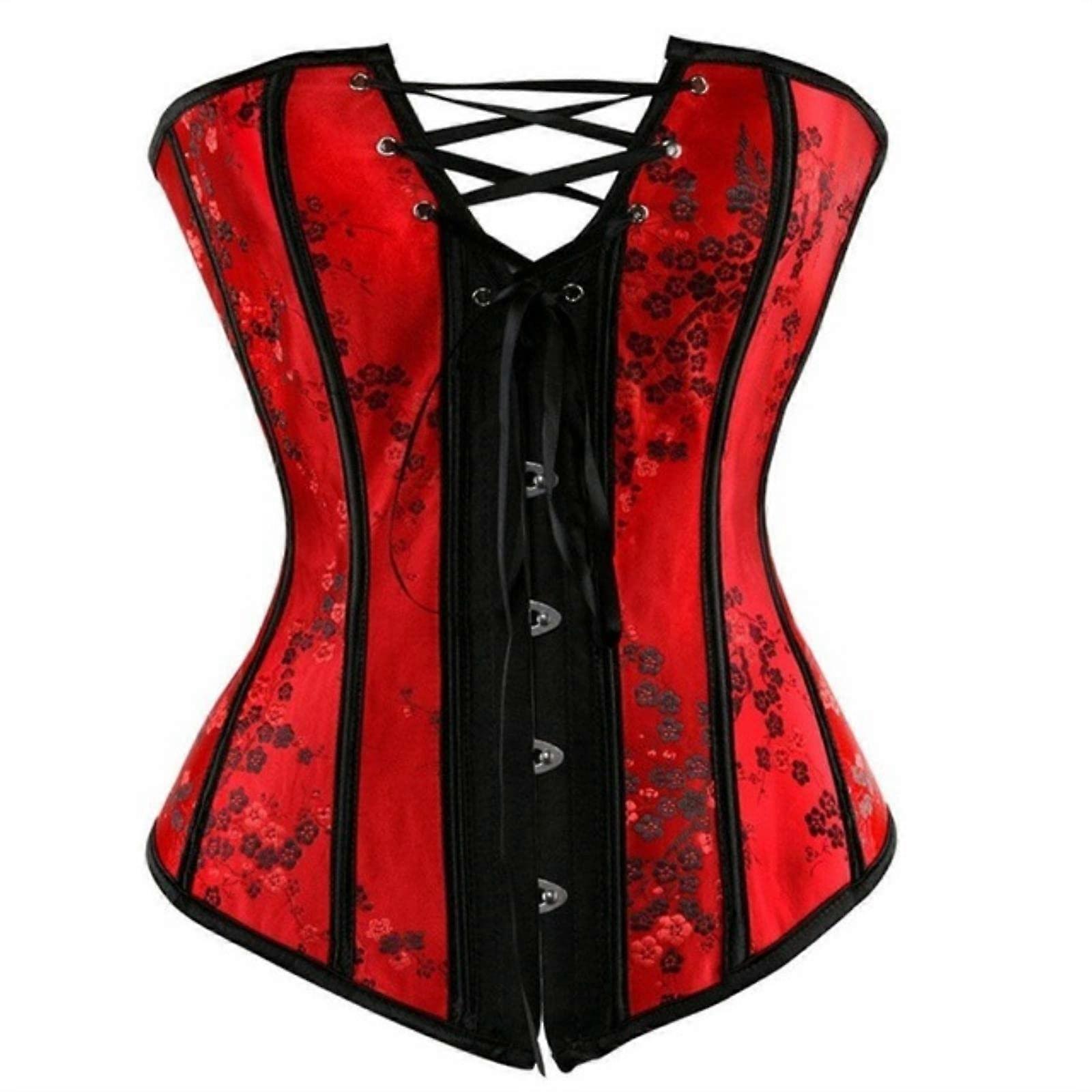 Women's Corset Steampunk Camouflage Lingerie Top Gothic Bodywear, Plus Size 5XL, Model T8356 in Unique Style