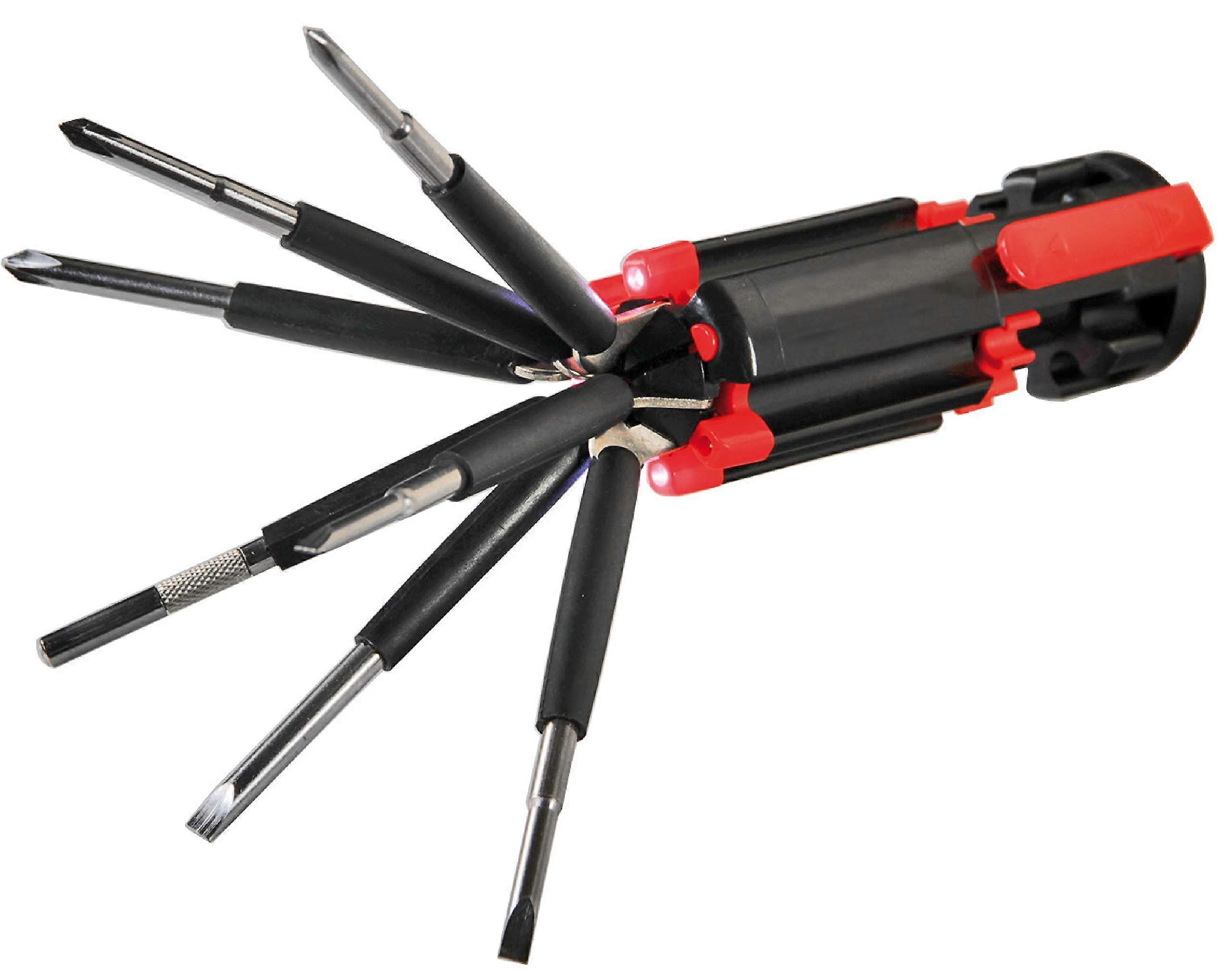 65974 LED Torch with Screwdriver, 8 in 1 Set