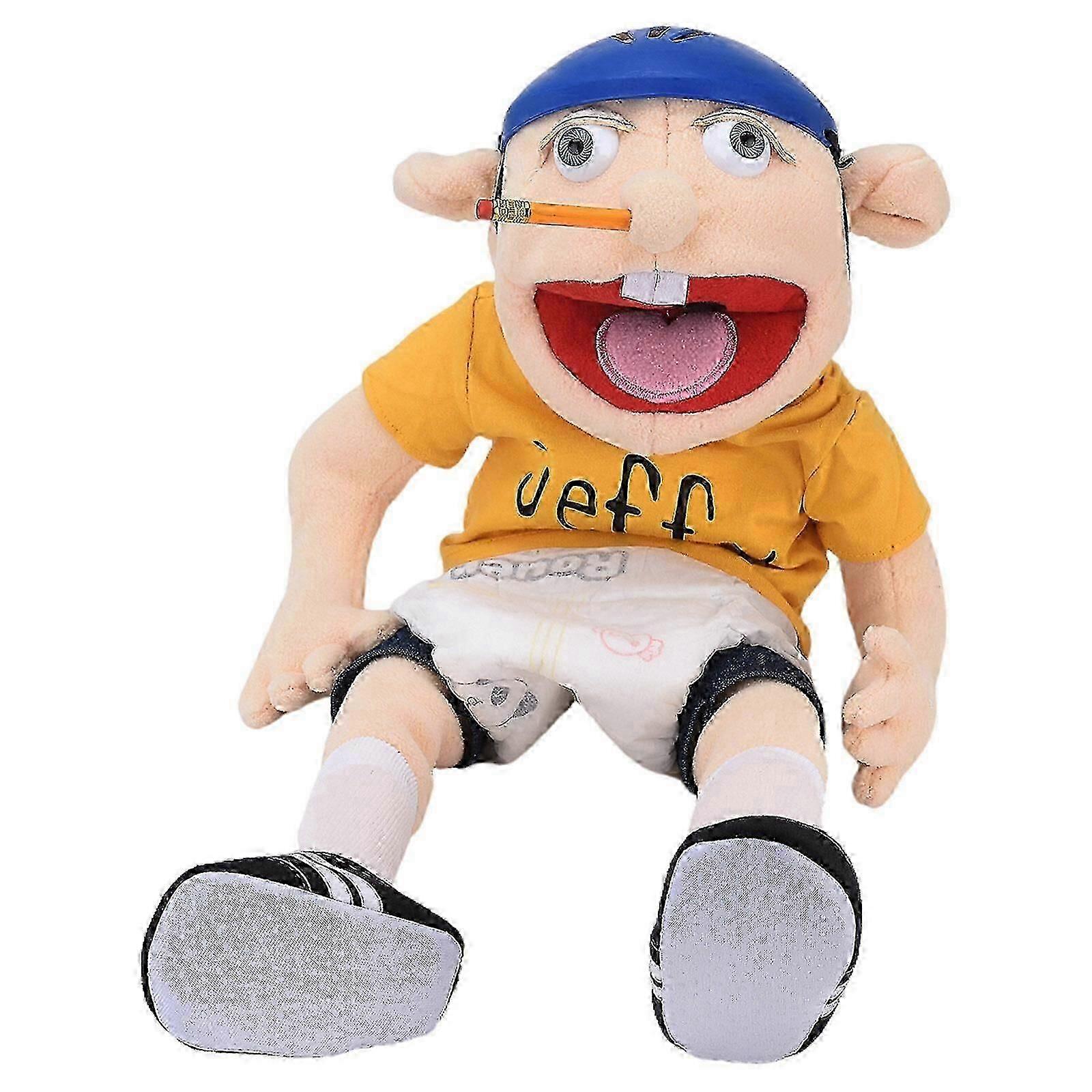 Jeffy Puppet Soft Toy - Cuddly Hand Puppet Doll for Kids' Special Gifts