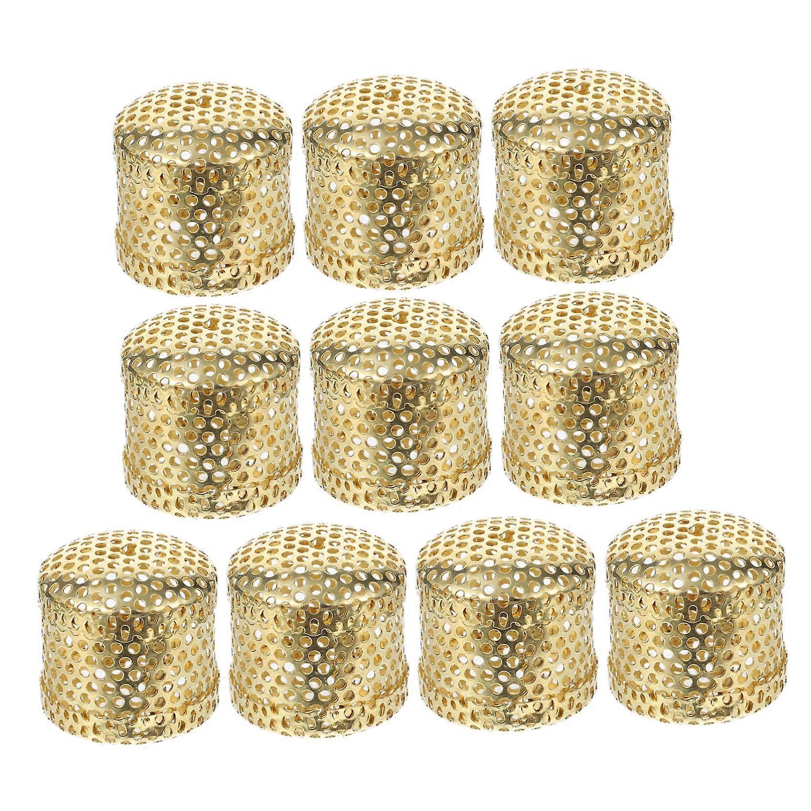 Pack of 10 Boxes Smoker Heater Gift Festival Sauf Moxibustion Stick Burner Moxa Holder Moxa Rod Burner Tool Moxibustion Device Moxa Heat Boxes Copper