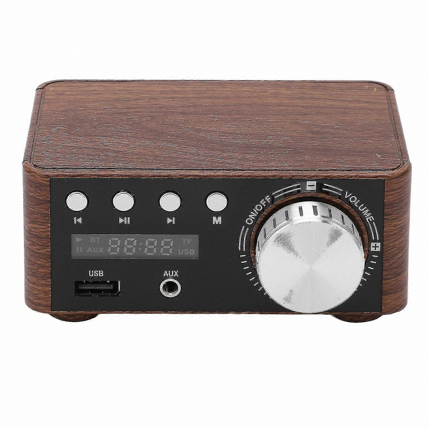 Compact 2-Channel Digital Amplifier with Bluetooth 5.0, USB Input, and 50W x 50W Stereo Output for HiFi Sound Quality