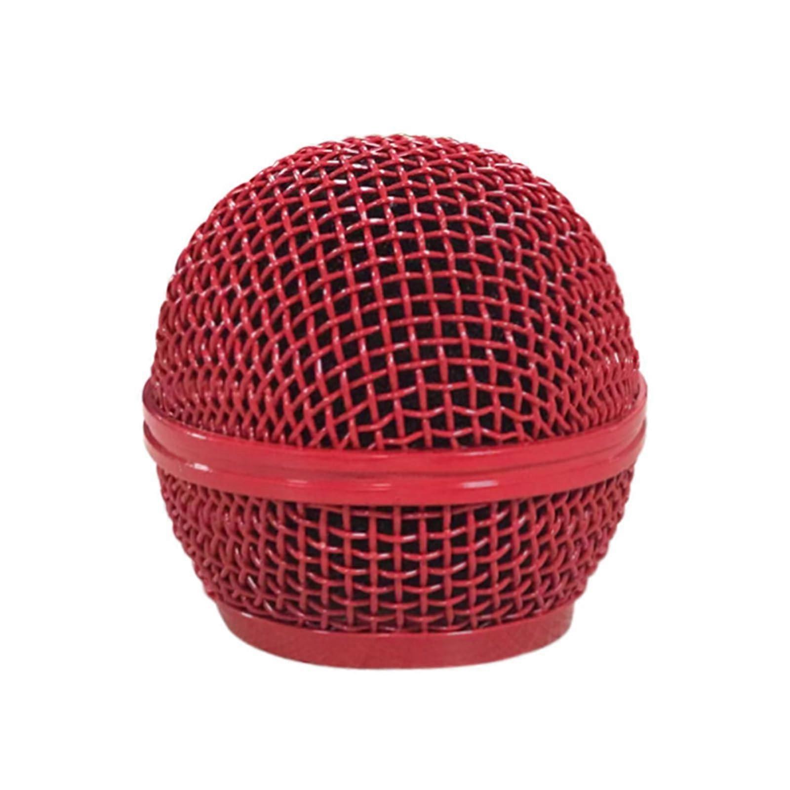 SM58A Microphone Replacement Grill, High-Quality Headcover, Compatible with Shure SM58, Robust Material, Black