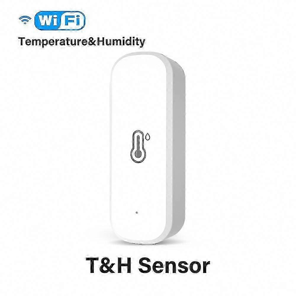 Aubess Smart Temperature & Humidity Sensor - Zigbee/Wifi Indoor Hygrometer for Home Monitoring