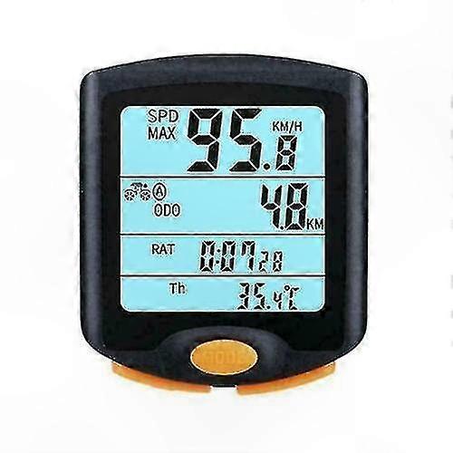 Wireless Waterproof Bicycle Speedometer LCD Odometer for Cycling
