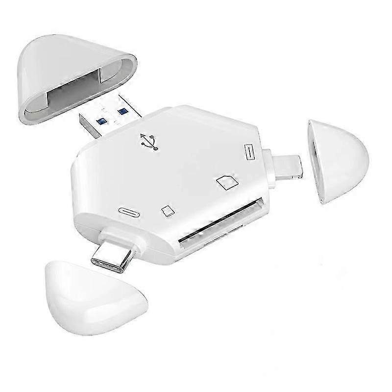 Type A LCOPM Tablet SD/TF OTG Card Reader for iP/Type-C/USB Computer Android Magnetic Card Reader