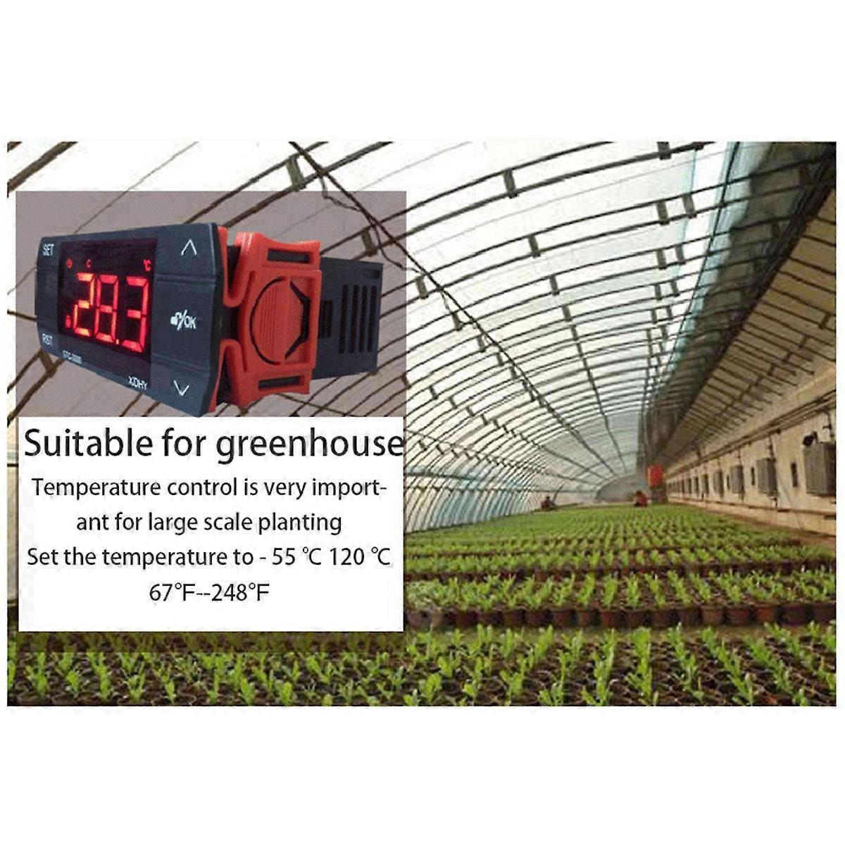 3X -3000 110V-220V 30A Digital Temperature Controller Thermostat with Sensor Controlling Tool