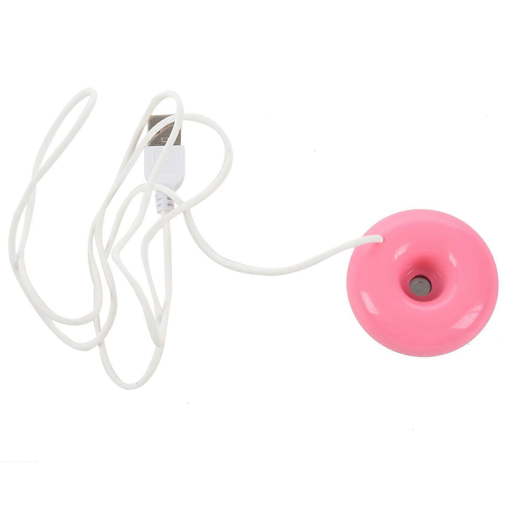 Pink donut humidifier usb office desktop mini humidifier portable air purifier Pink