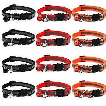 Pet Round Ear Cat Buckle Reflective Cat Head Safety Buckle