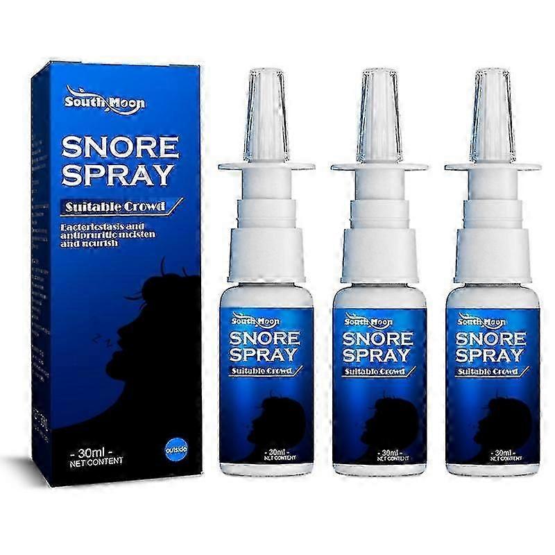 3Pcs SNORE SPRAY against snoring ANTI snoring healthy sleep 30ml natural base