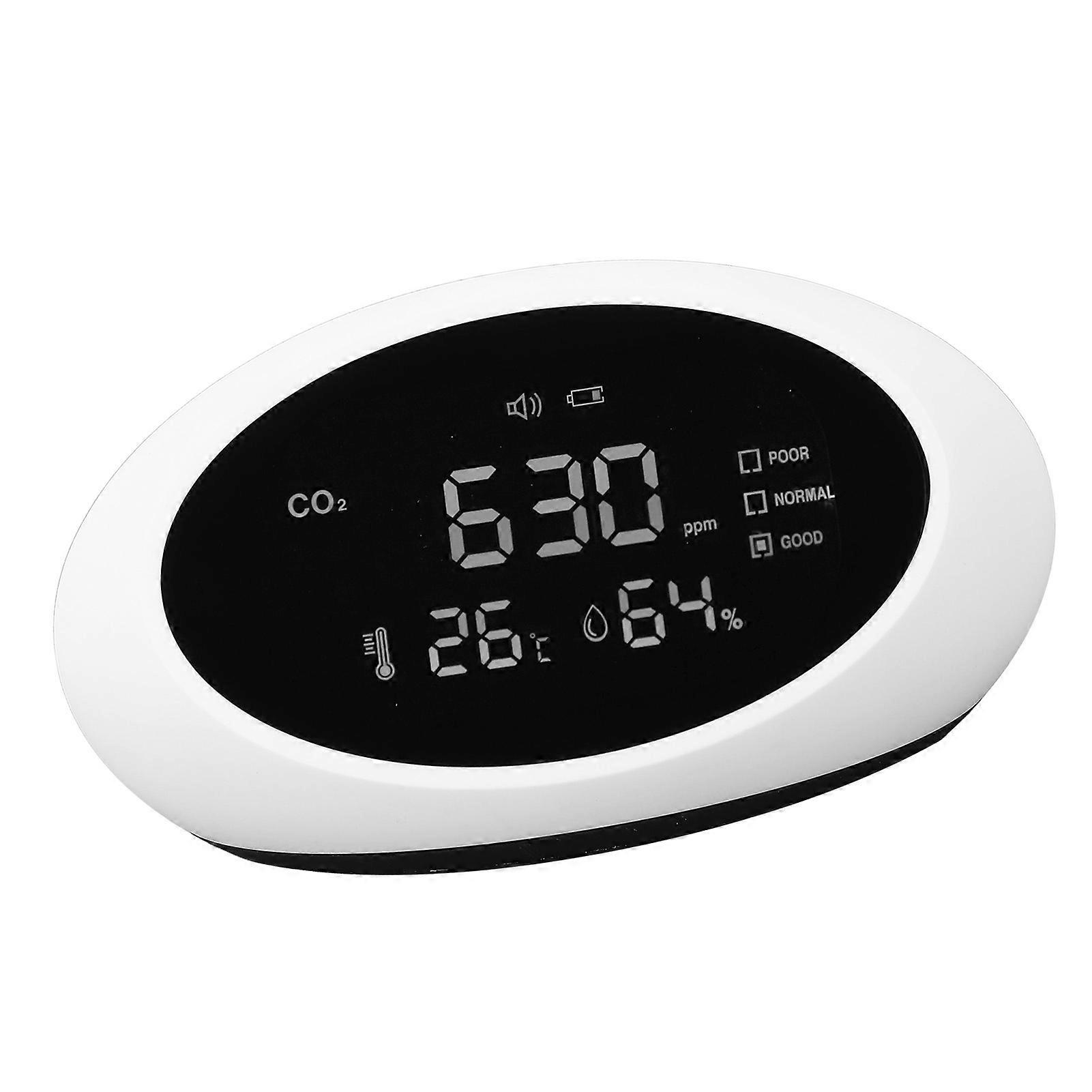 CO2 Detector Portable HD LCD Air Quality Meter 400-5000ppm