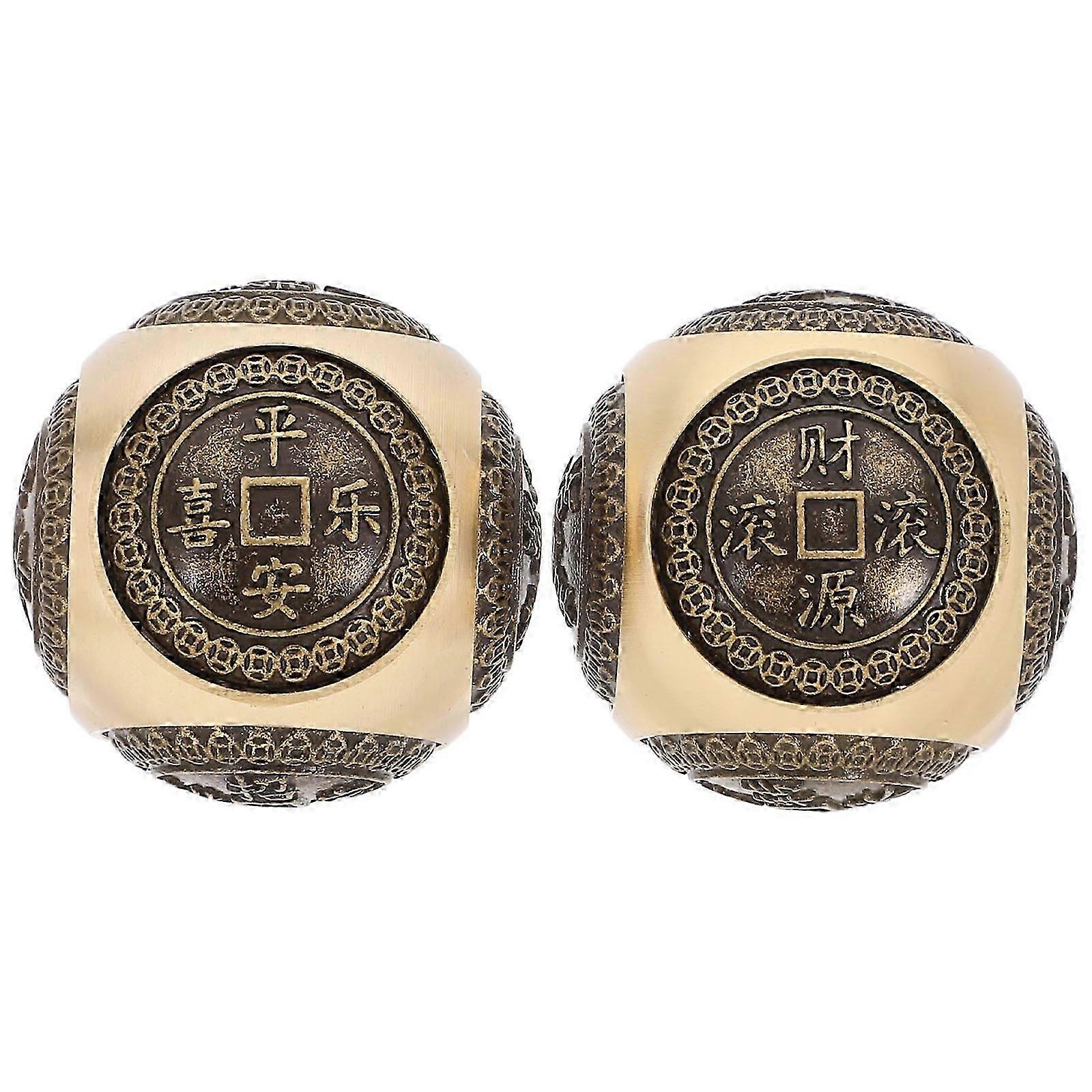 Intricately Designed Baoding Balls for Hand Flexibility and Mental Relaxation