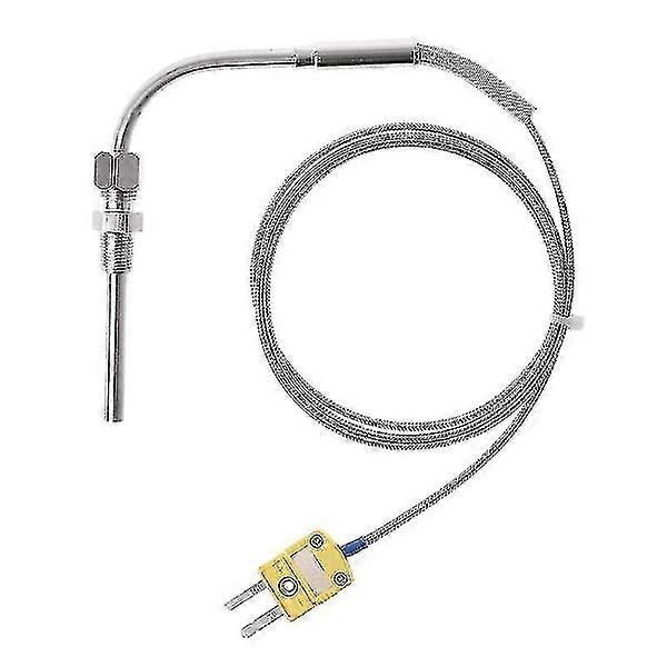 Egt K-type Thermocouple Temperature Controller Tool 0-1250 C Exhaust Temperature Sensor Probe Connector with Exposed Tip