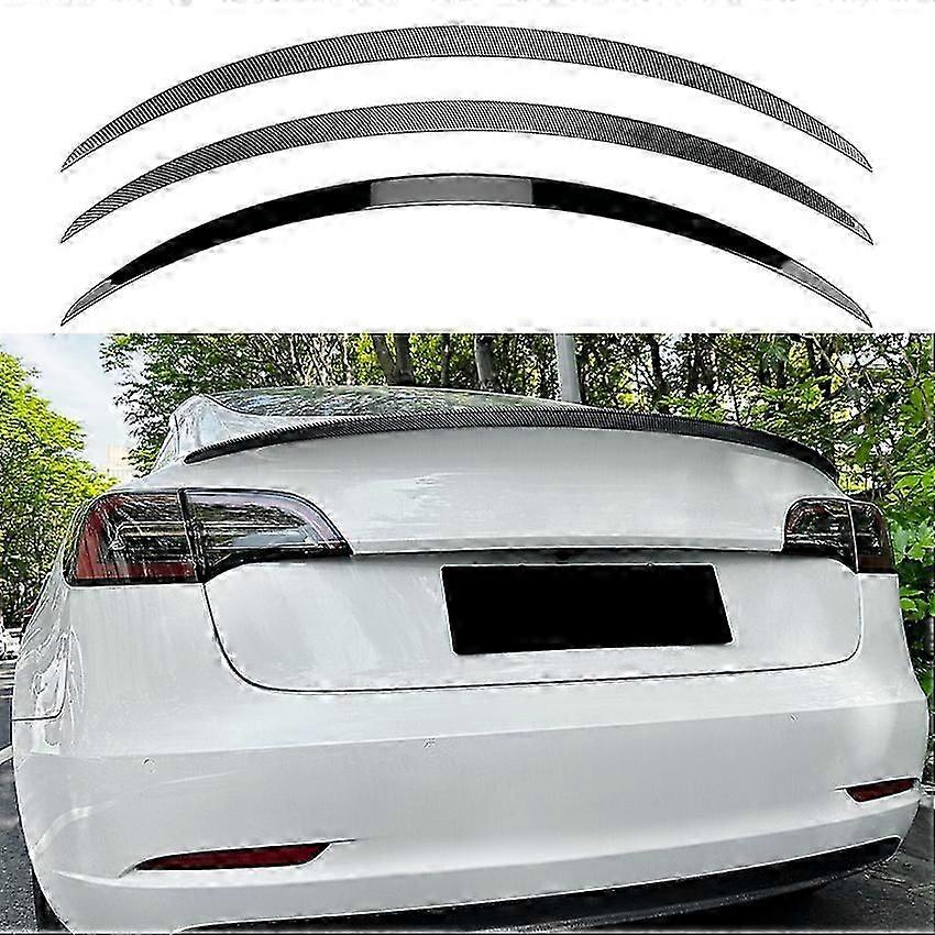 Suitable For Tesla Model 3 Edamame 3 Original P Version Rear Wing And Fixed Wind Wing Modification