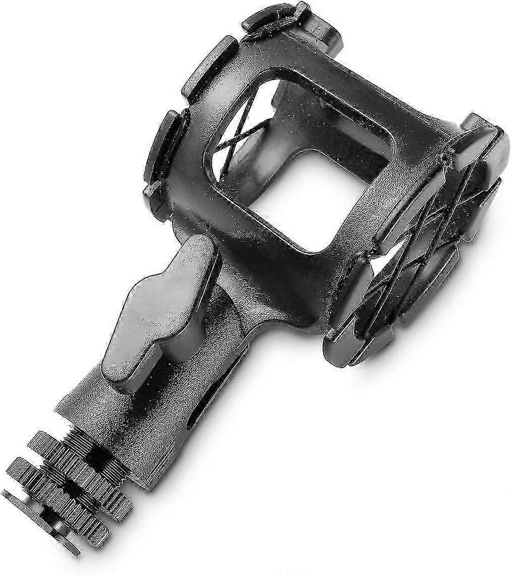 Universal Microphone Shock Mount Adapter with Cold Shoe - Shock Absorber for Professional UK Audio Setups