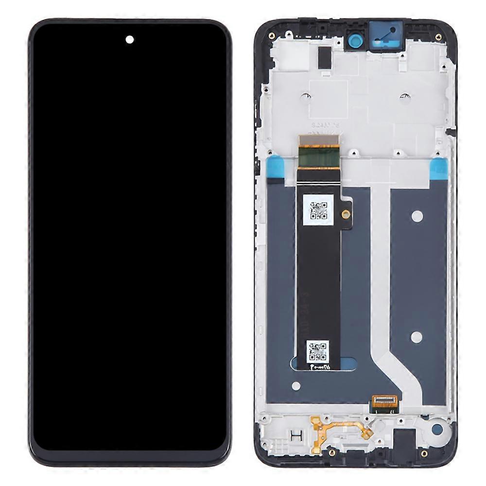 TKdaddy For Motorola Moto G34 5G Grade C LCD Screen and Digitizer Assembly + Frame Part (Without Logo)