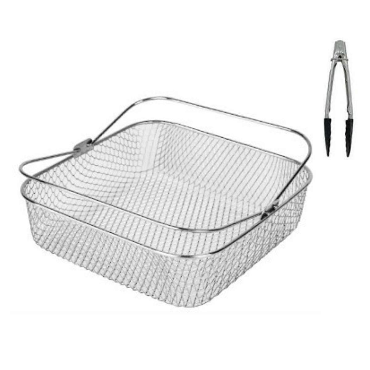 Square Air Fryer Basket for Instant 5.8- 6QT Air Fryer Accessories Basket with Handle