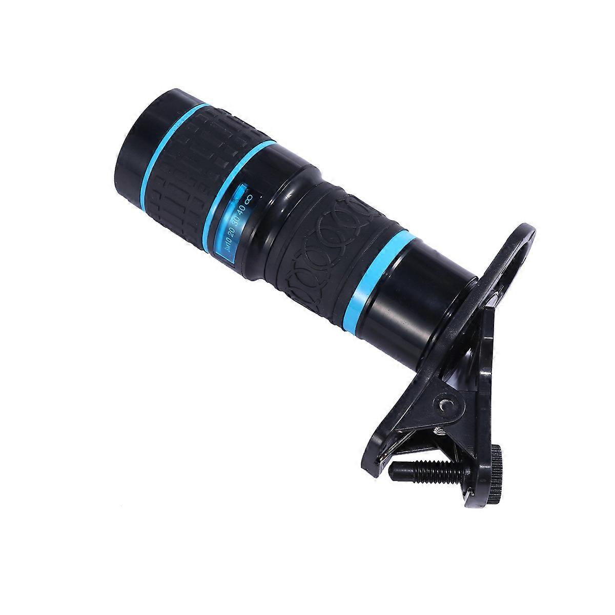 18x Telescope Lens Black ABS for Professional Photography and LongDistance Observation
