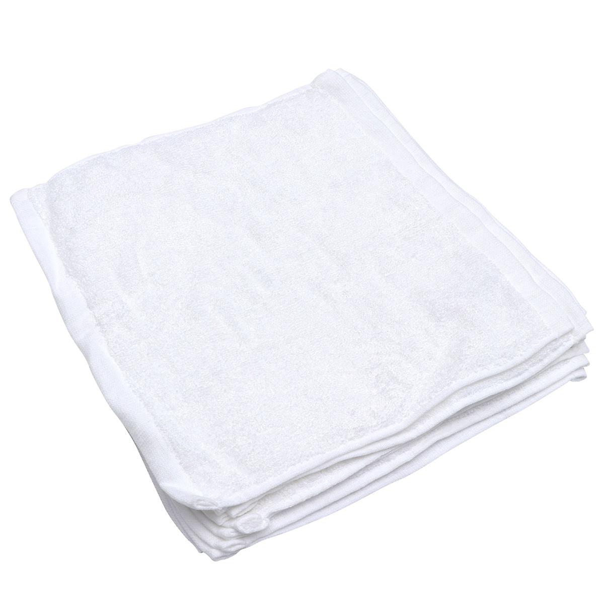 9Pcs Baby Drool Towel White Ideal For Eating Versatile Cloth For Baby Infants With High Water Absorption