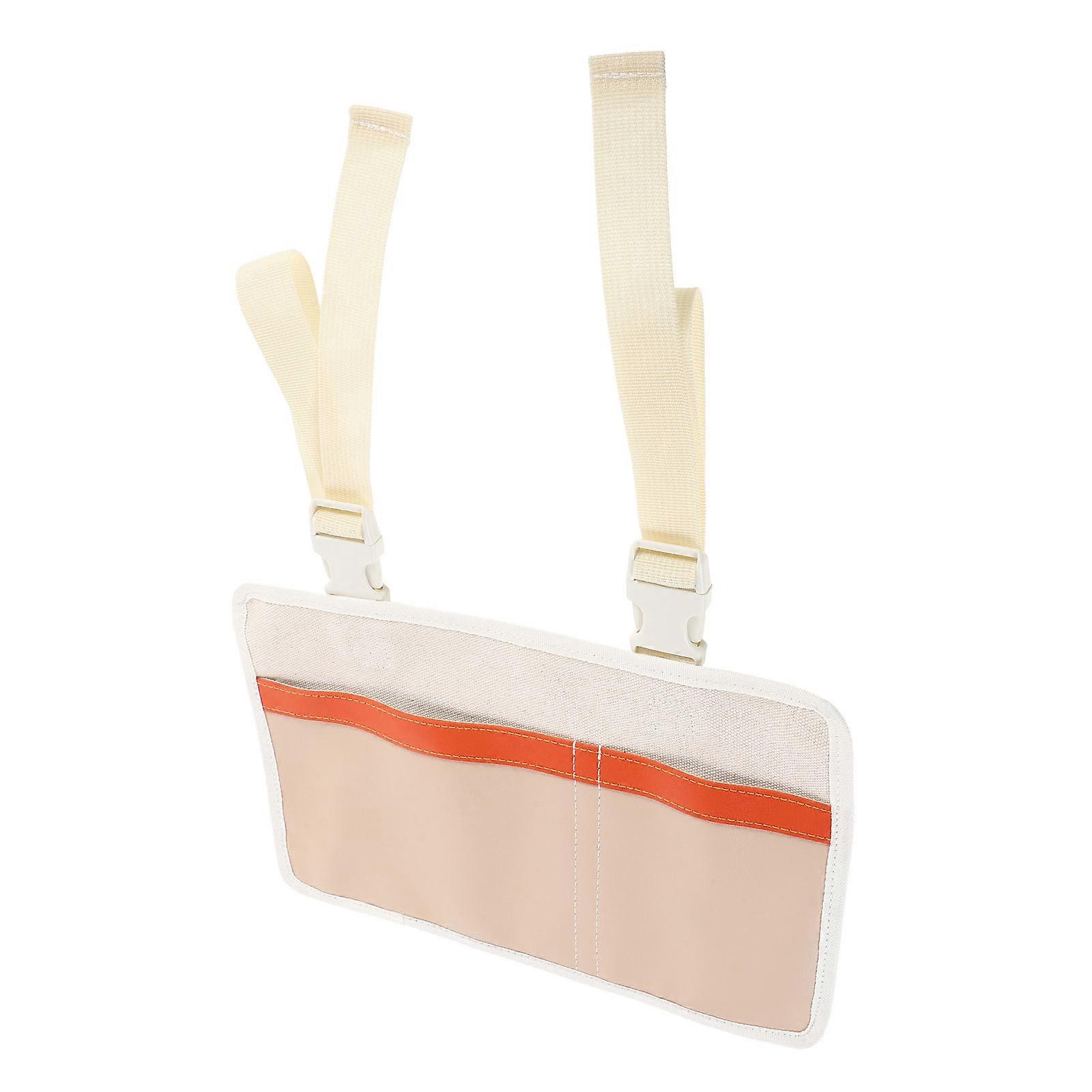 Car Storage Bag Multifunctional Camping Chair Pocket with PU Pockets