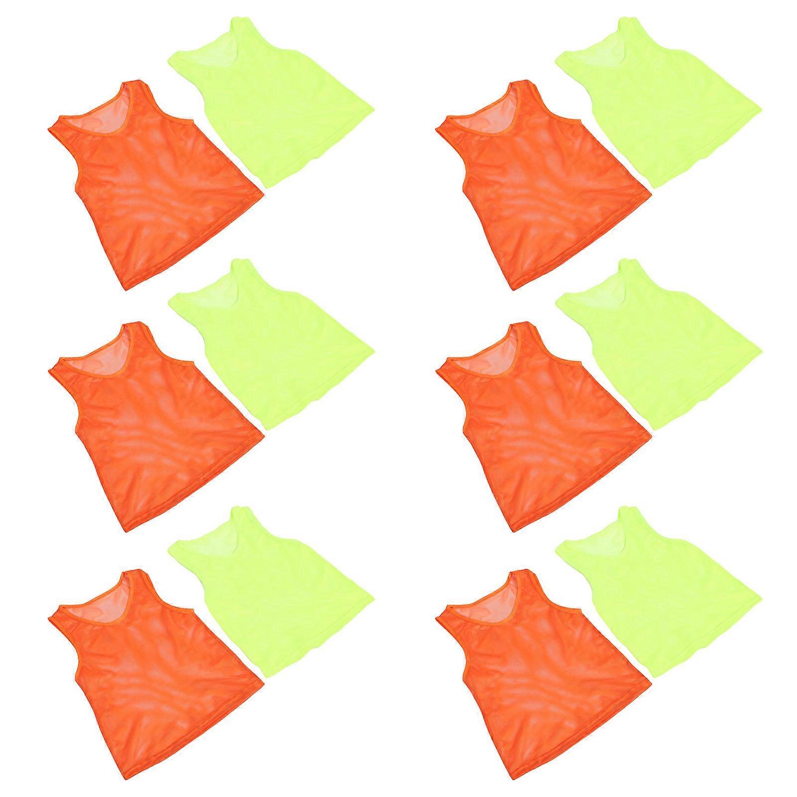 Soccer Equipment Training Vests Sports Comfortable 12Pcs