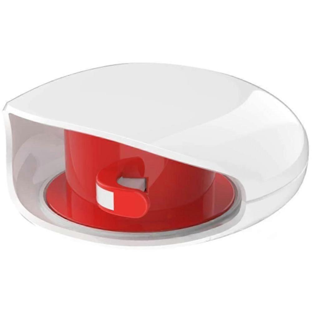 earphone cable storage box with automatic closing bobbin winder