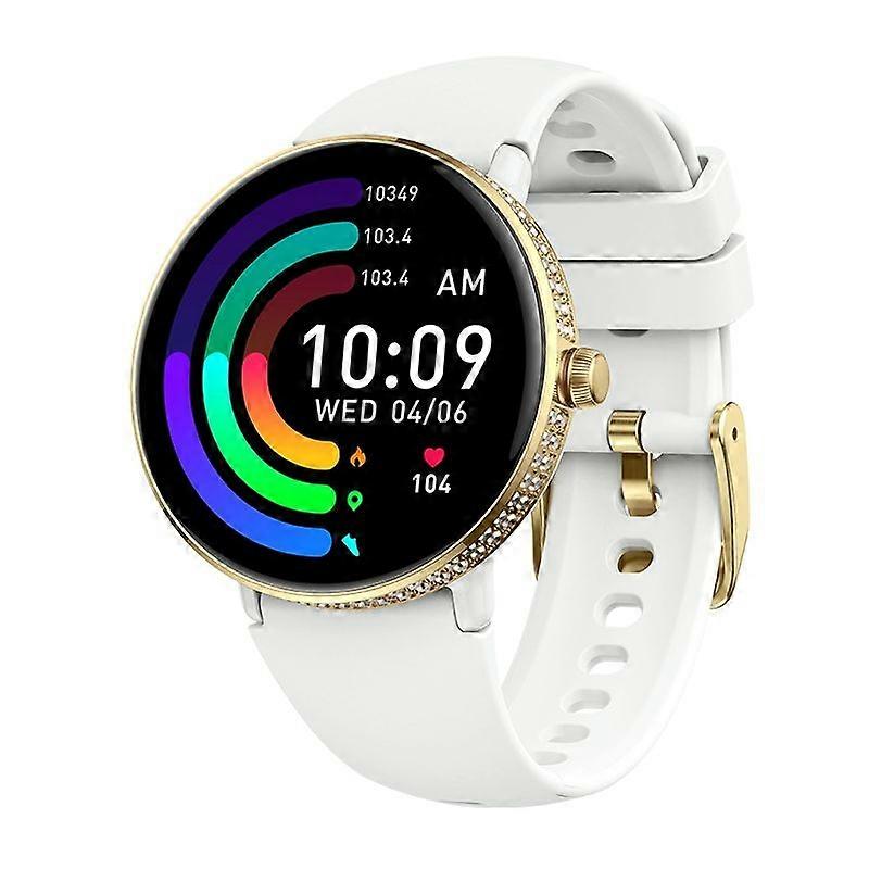 Smartwatch S76 Bluetooth Calling Supports Mobile App Message Notifications(White)
