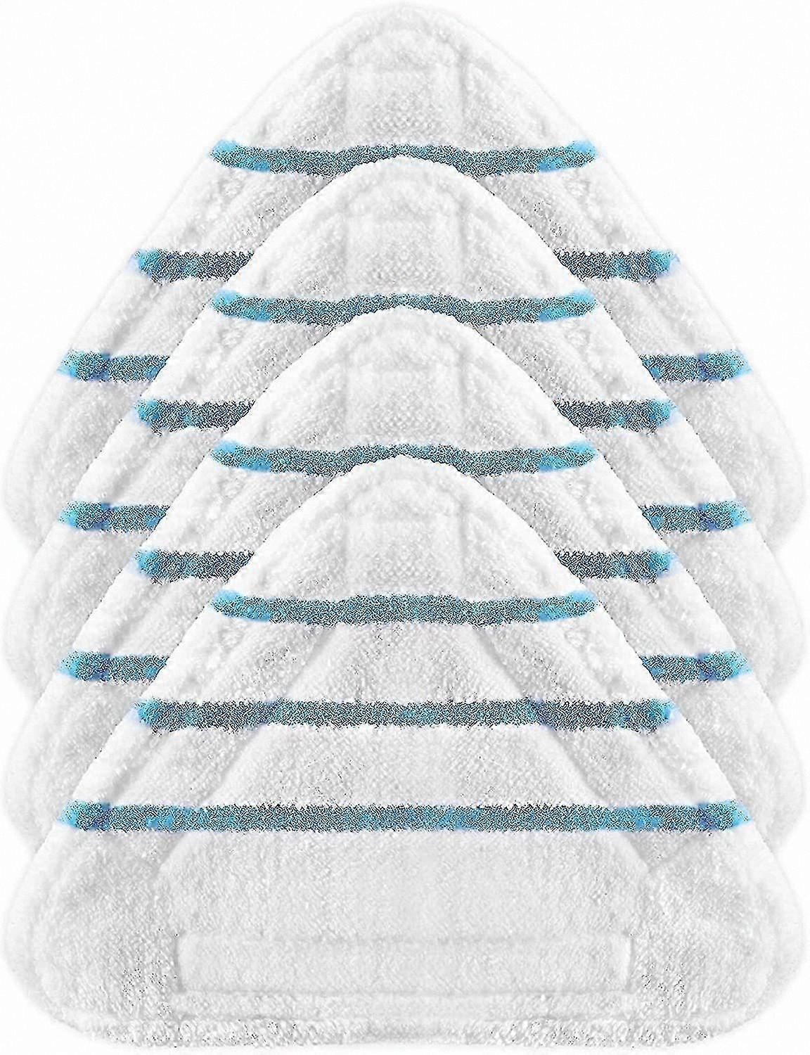 4-Pack Universal Steam Mop Pads for Steam Cleaners, Compatible with Multiple Brands