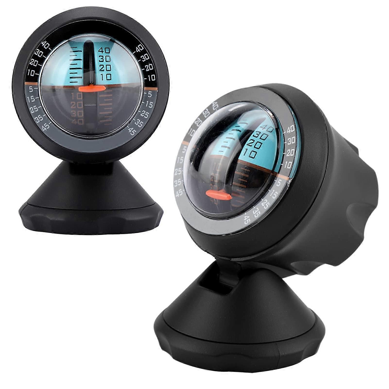 Car Vehicle Inclinometer Offroad Slope Indicator Level Tilt Gauge Road Safety Instrument Gradient Balancer Tool