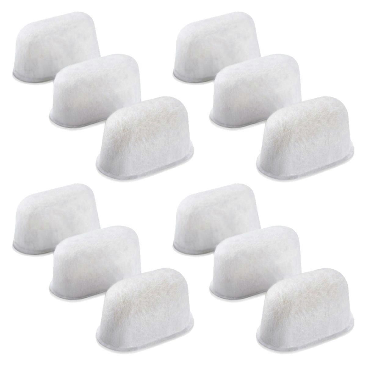 For Espresso Coffee Machine Activated Carbon Filter 12PCS