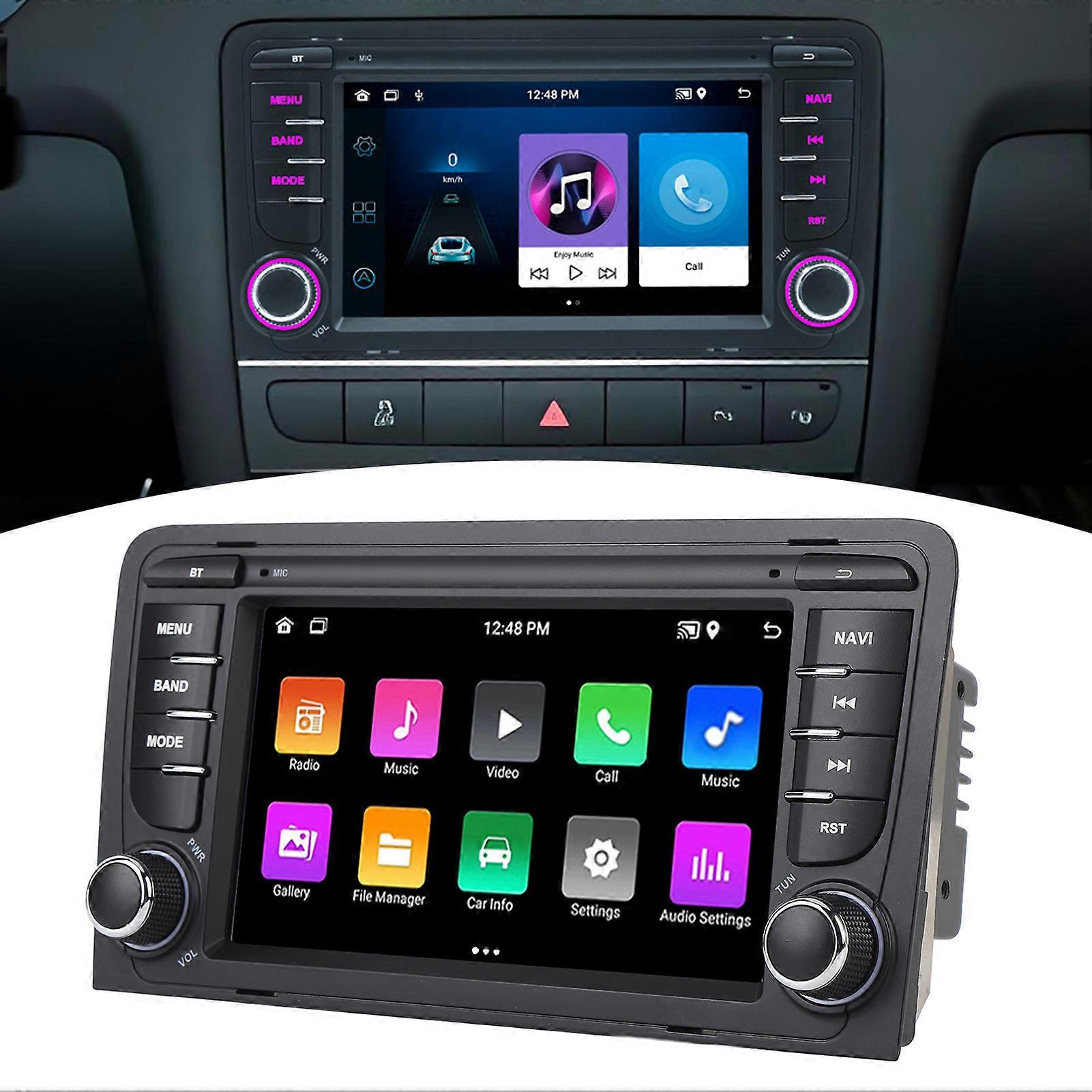 Car Stereo for Carplay for Android Auto with 7 Inch IPS Touch Screen Bluetooth FM AM USB MP5 Player for Android 13 2GB 32GB 
