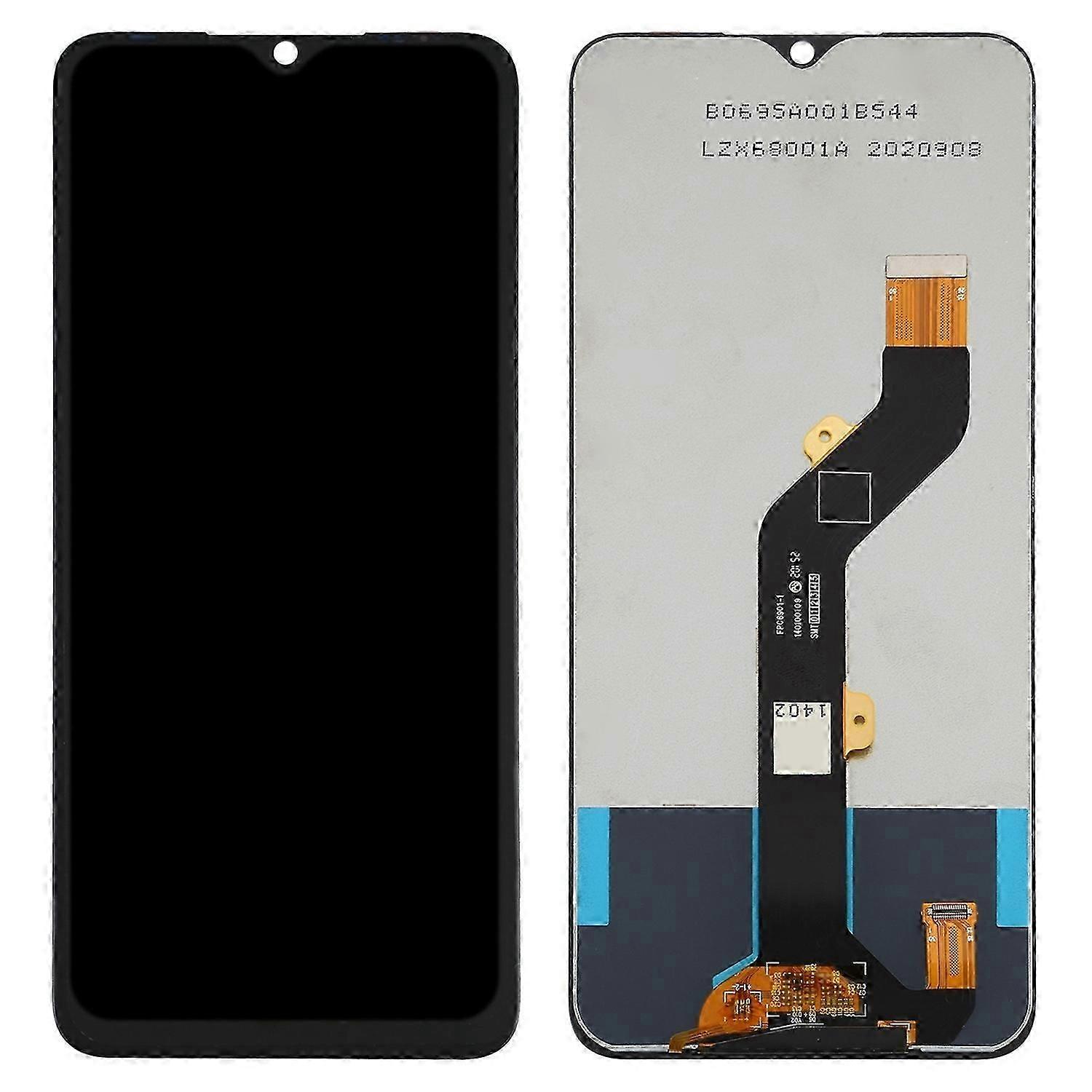 For Tecno Spark 8C 4G KG5k, KG5j Grade C LCD Screen and Digitizer Assembly Replacement Part (without