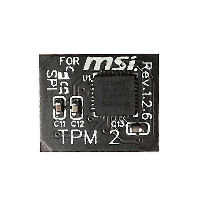 For Tpm 20 Encryption Security Module Remote Card 12 Pin Spi Tpm20 Security Module For Msi Motherboa