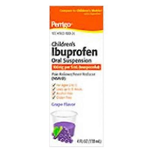Perrigo Ibuprofen Childrens, Grape 4 Oz