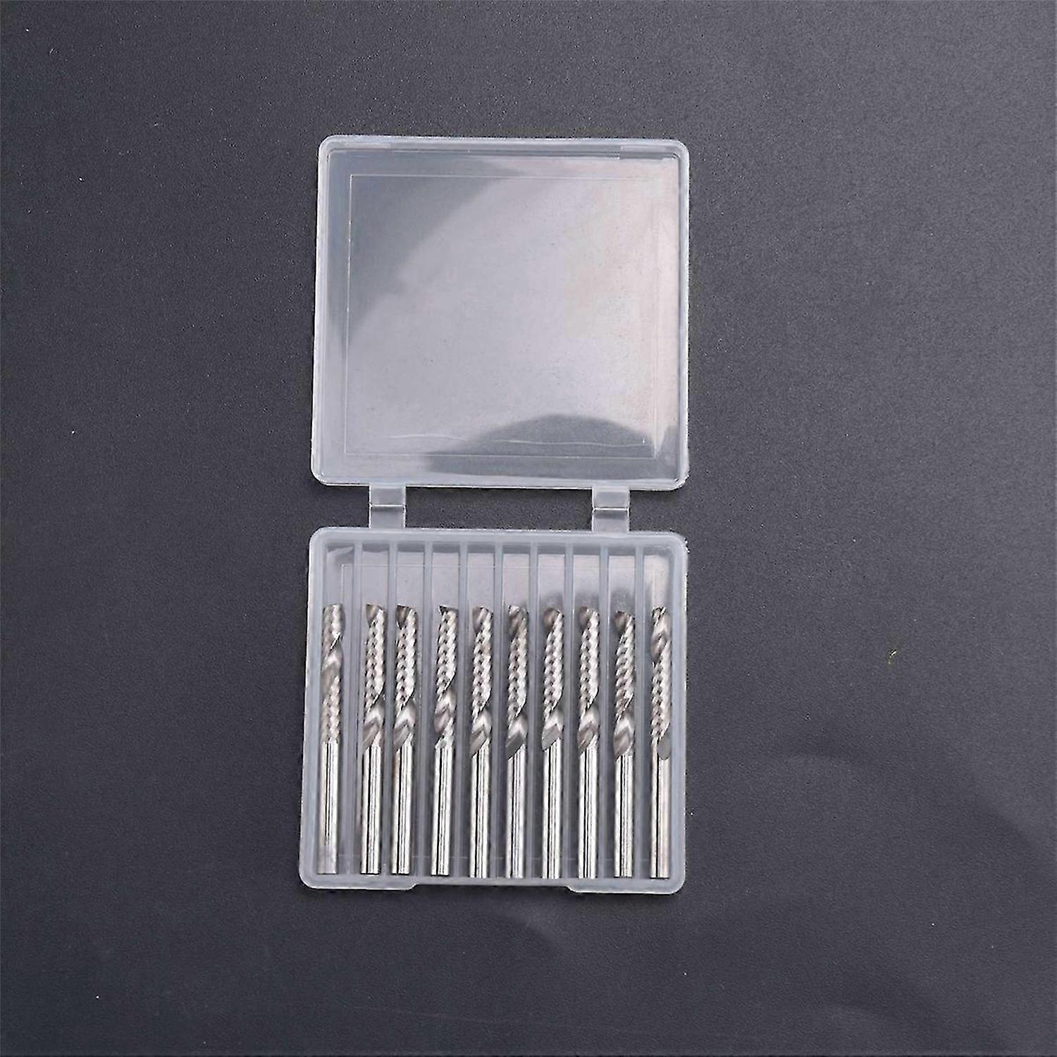 10 Pack CNC Router Bits 1/8 inch Shank Spiral Upcut Router Bit