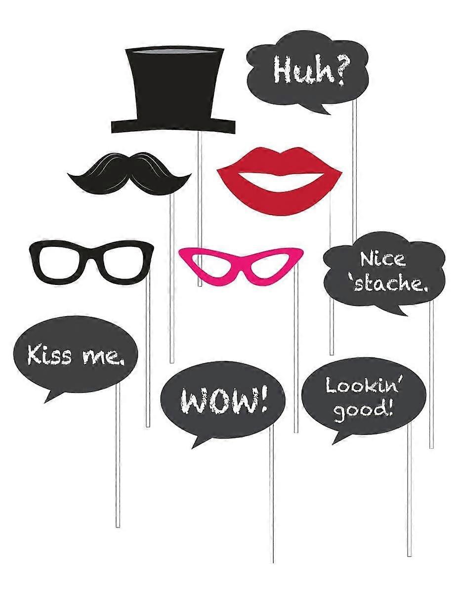 10-piece photobooth kit