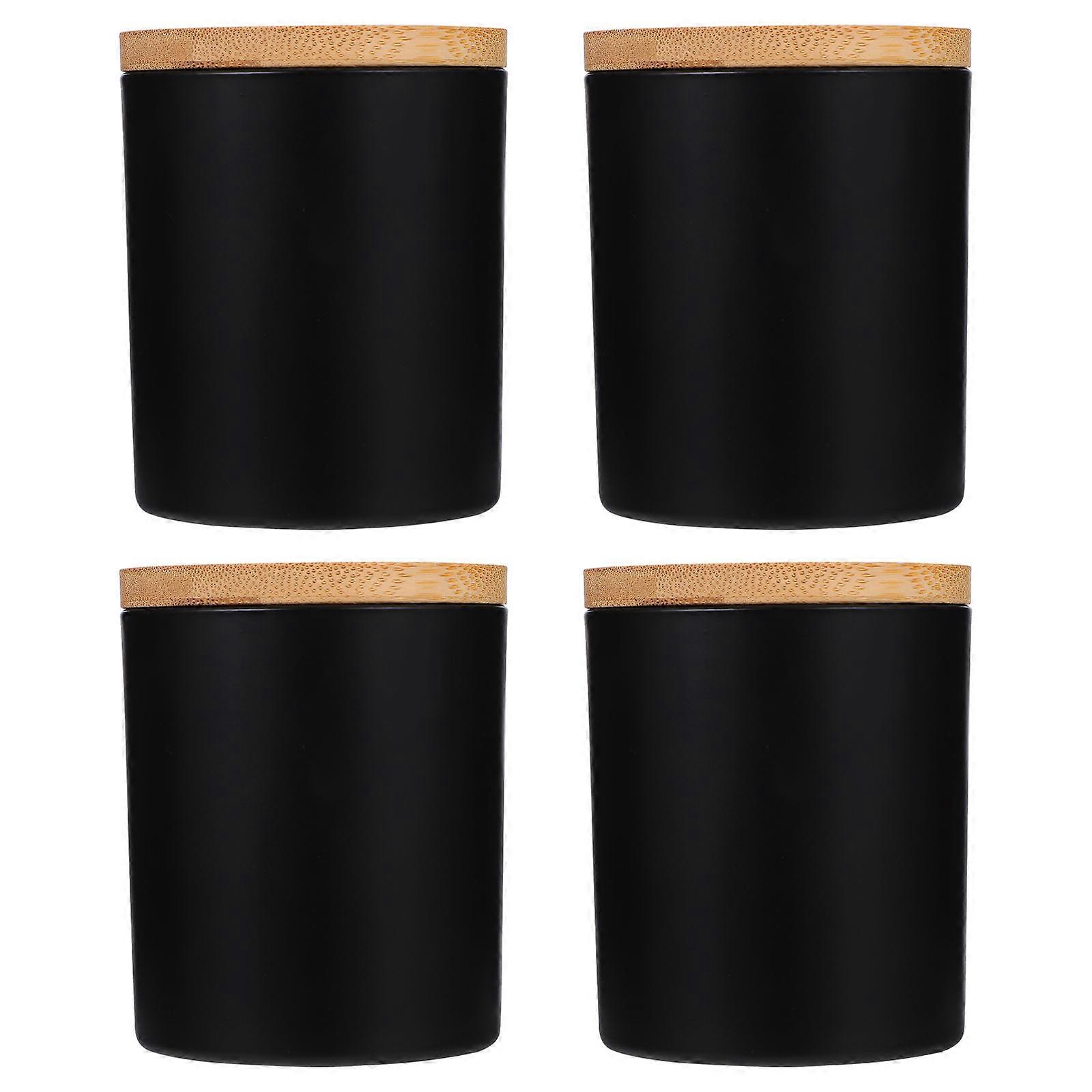 Glass Candle Jar Candle Making Can for Aromatherapy Use 4Sets