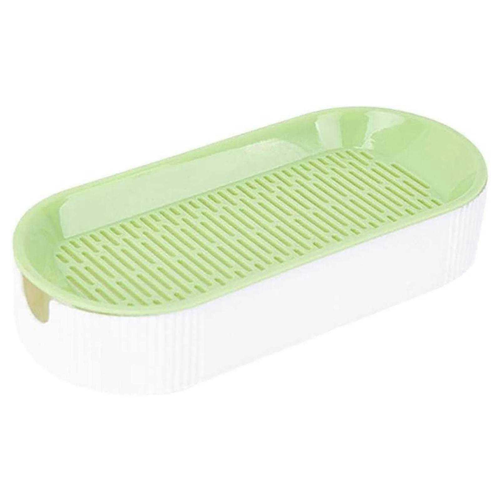Cat Grass Growing Kit TwoPack Seed Sprouter Tray With Drain Holes For Balcony Patio Garden Green Digestion Cat Grass