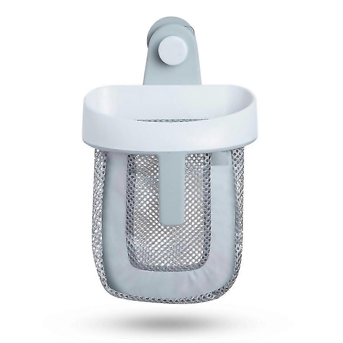 For Hanging Bath Toy Storage With Quick Drying Mesh White Gray