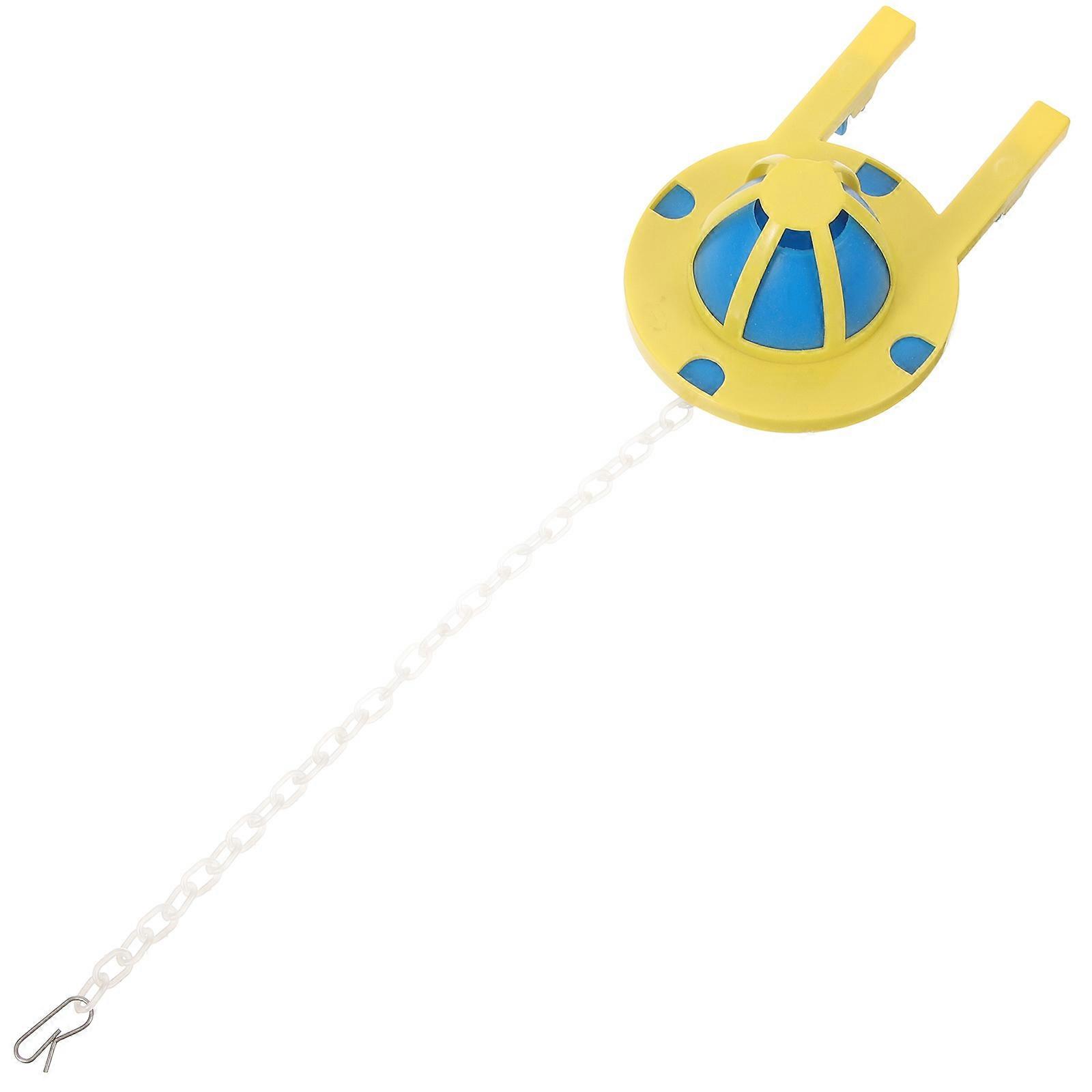 Plastic Toilet Flush Flapper with Chain 2Pcs Universal Replacement for Toilet Use