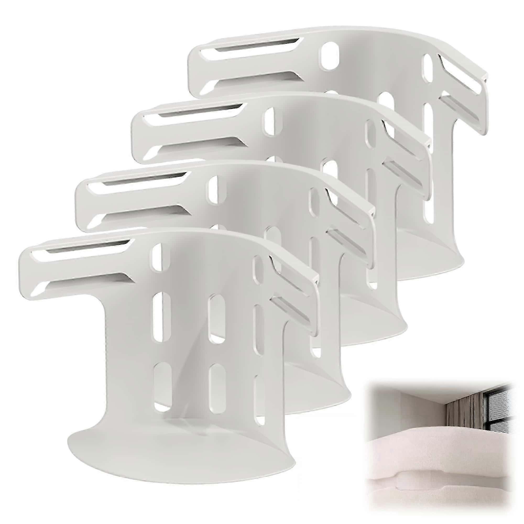 4-Pack Lock Sheet Holders, No More Loose Sheets, Corner Fitted Bed Sheet Straps for All Sizes, Easy Install