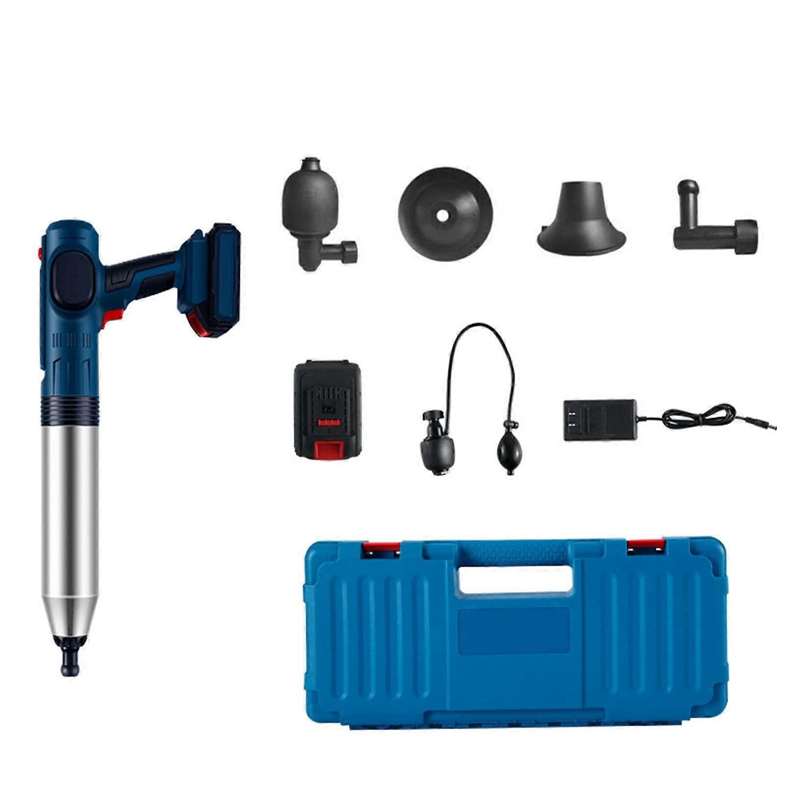 Electric Toilet Dredger Lithium Battery Rechargeable Pipeline Dredger Machine For Sewer Blockage