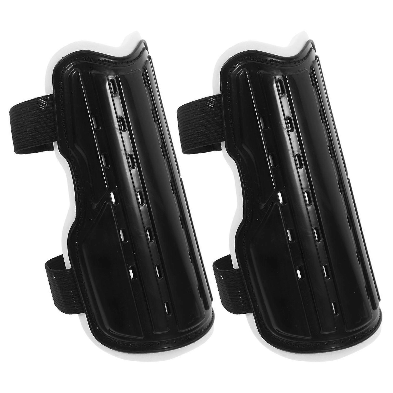 Sin Guard Soccer Protective Gear for Teenager 1Pair Black Adjustable Fit