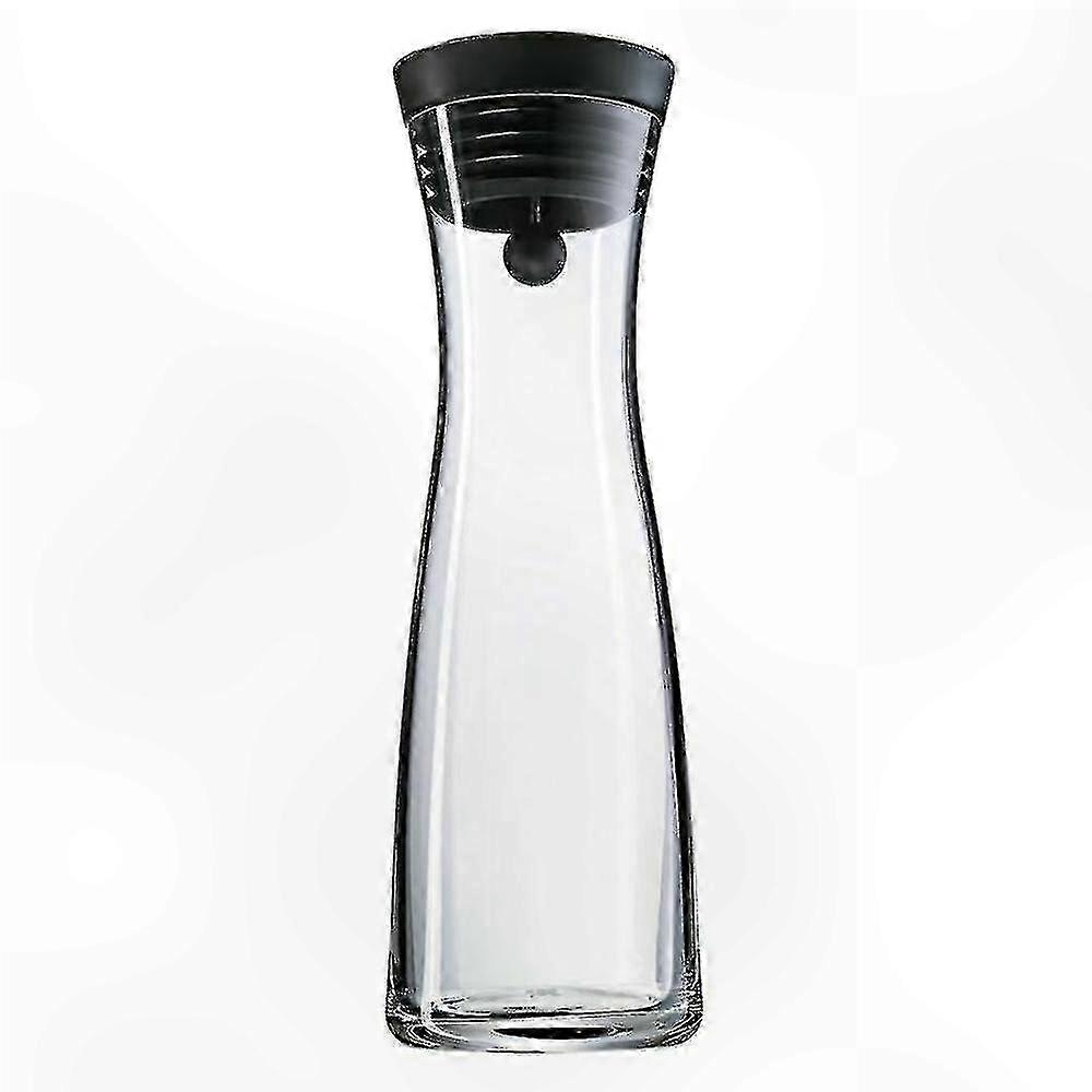 1.8L Tempered Glass Pitcher with Tilt Lid and Leak-Proof Seal