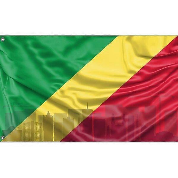 Drapeau de Brazzaville Skyline FG946