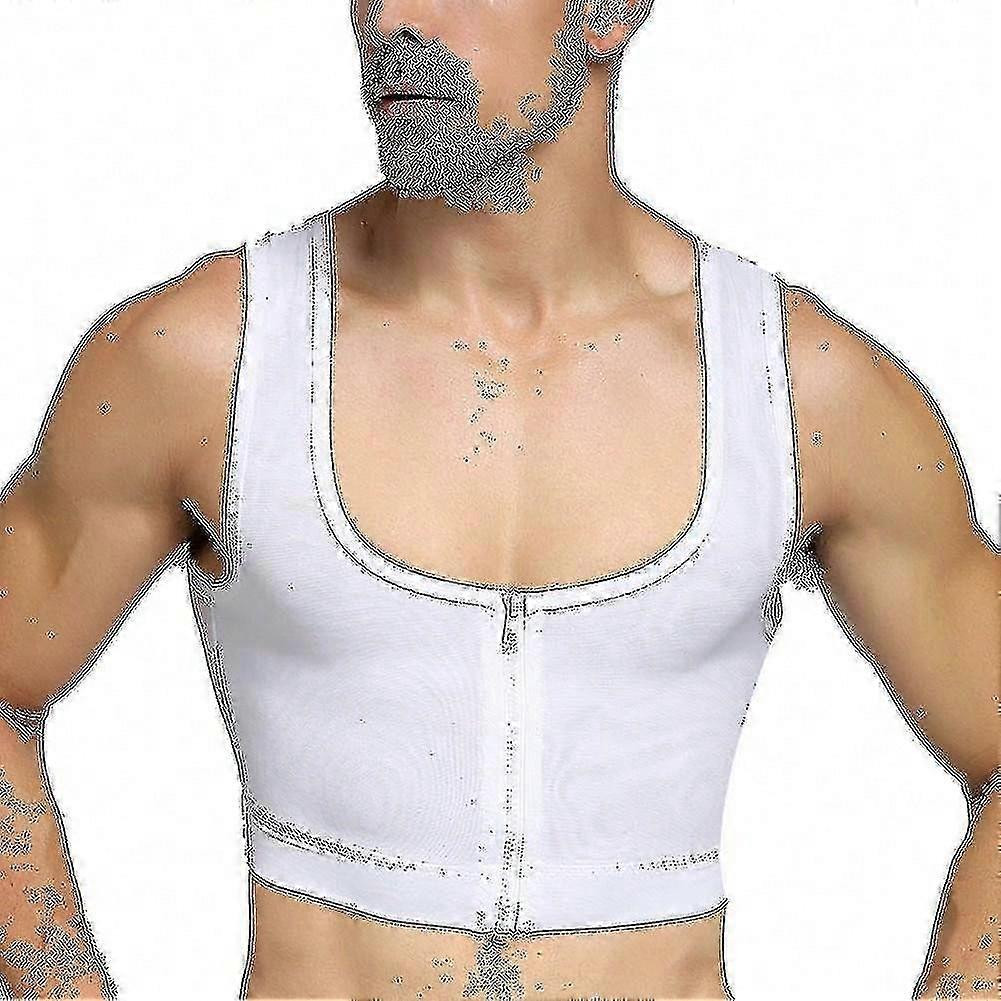 Gilet de compression Gynecomastia pour homme - Modelage amincissant de la poitrine, soutien de la posture et contrôle de l'estomac