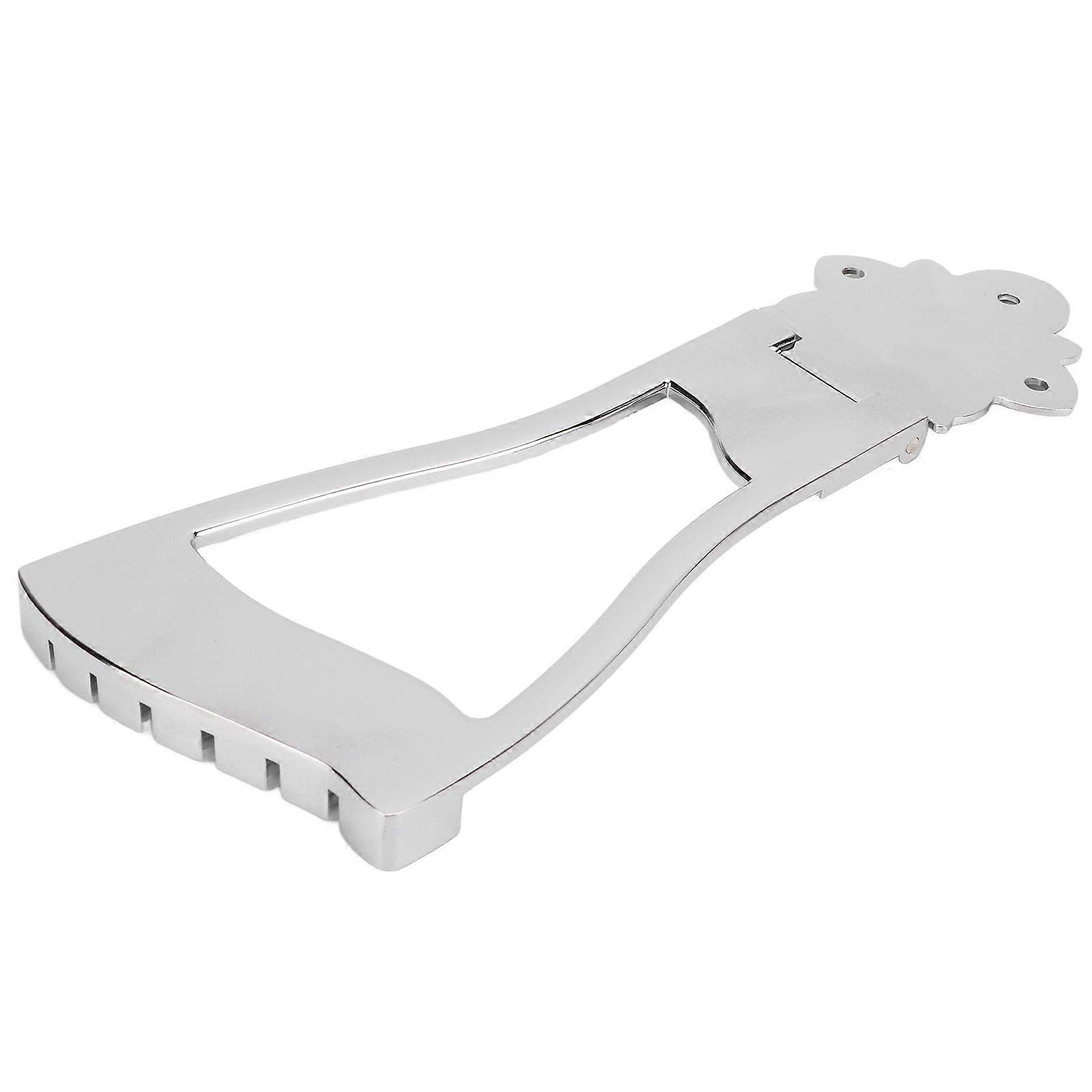 Guitar Tailpiece Trapeze 6 String Metal Instrument Accessory Part for ReplacementSilver