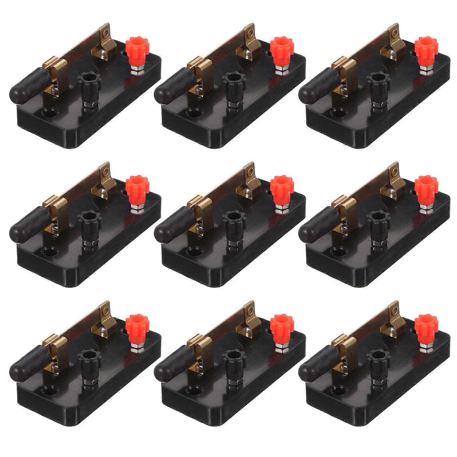 Single Pole Single Throw Switch for Physics Experiment 10Pcs Labs Electronic