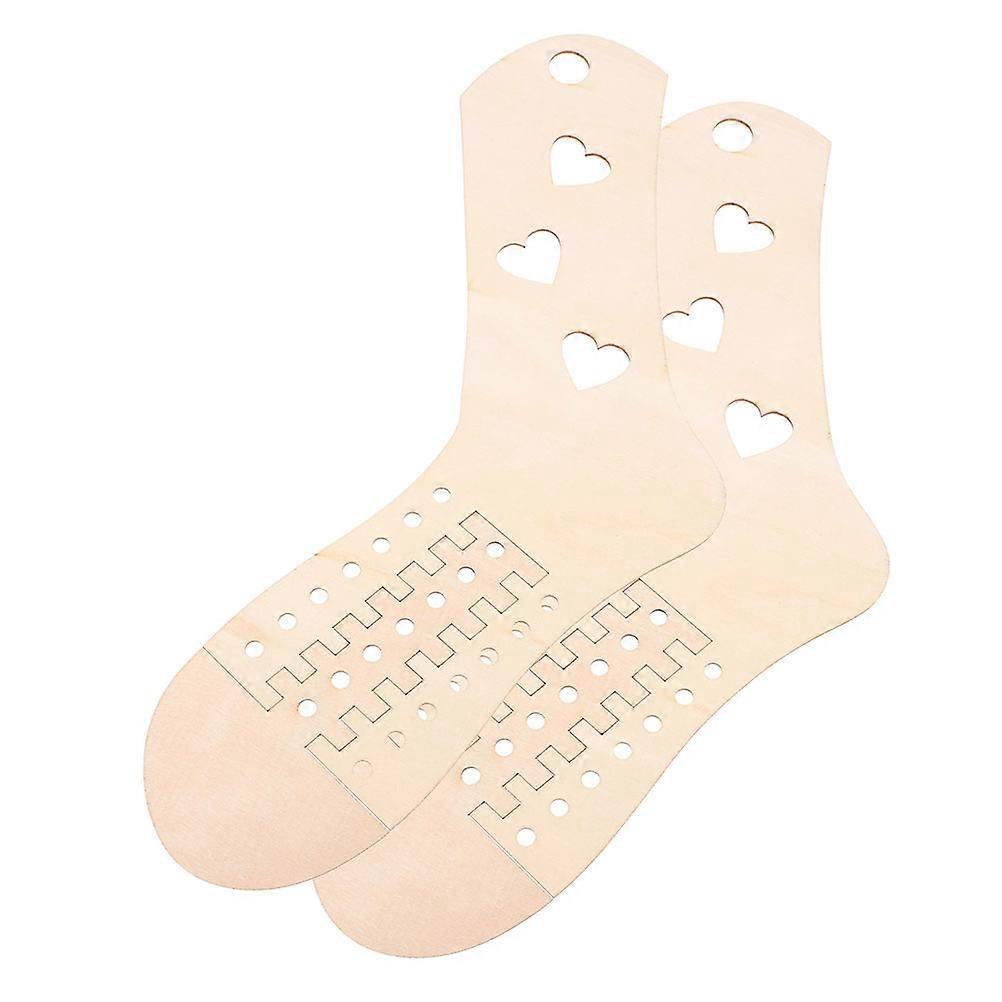Wooden Adjustable Sock Blockers for Knitting 10Pcs Sock Blockers Set